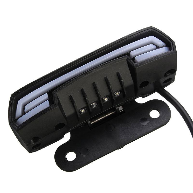 12-80V waterproof Double Flash T6 Dynamic Turn Signal Tail Brake Lights For Motorcycle Scooter