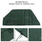 86.5x86.5x76.5cm Standard Central Air Conditioner Wind Shield Protective Cover Polyester Waterproof coating