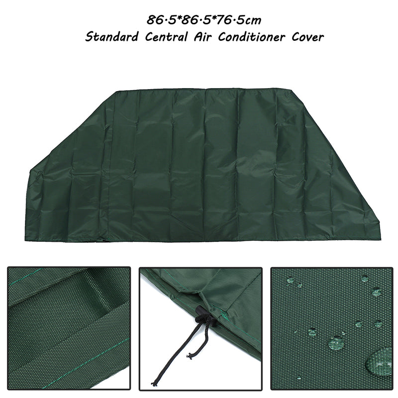 86.5x86.5x76.5cm Standard Central Air Conditioner Wind Shield Protective Cover Polyester Waterproof coating