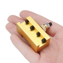 Machifit 1/4-3/8 Inch 20x25x50mm Aluminum Turning and Facing Holder for Quick Change Tool Post Holder Gold