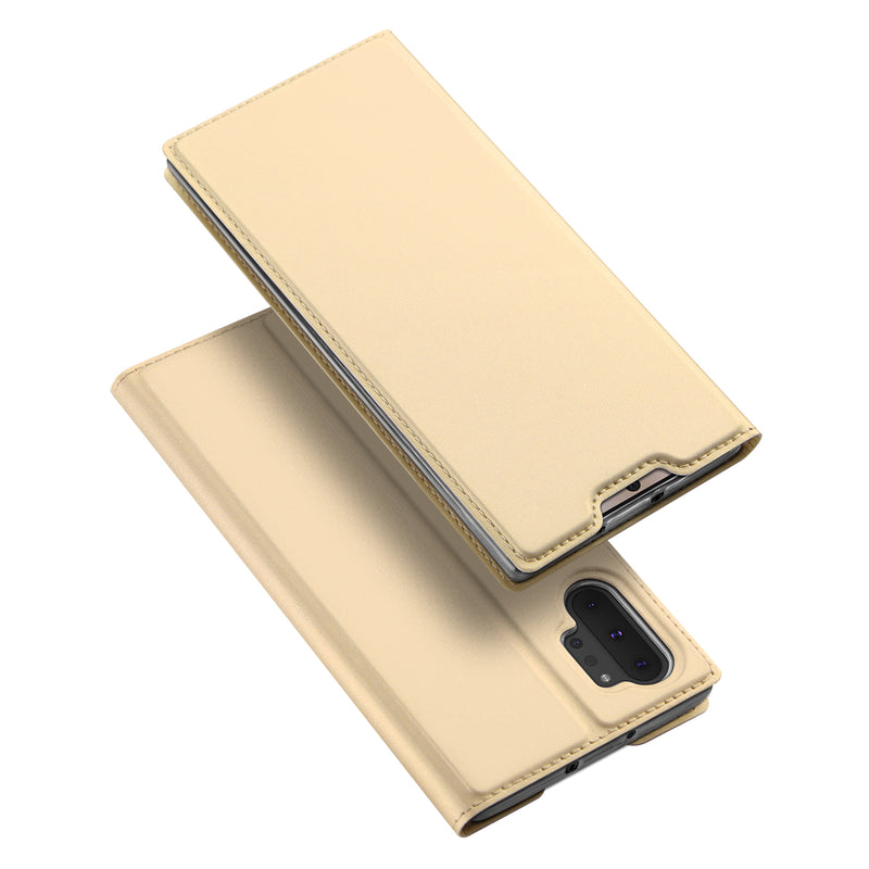 DUX DUCIS Flip Shockproof with Card Slot PU Leather Protective Case for Samsung Galaxy Note 10+ / Note 10 Plus / Note 10+ 5G