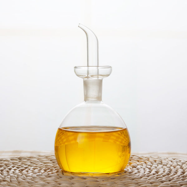 125ml/250ml/500ml Capacity Olive Oil Vinegar Pourer Glass Bottle Seasoning Cook Condiment Cruet Dispenser