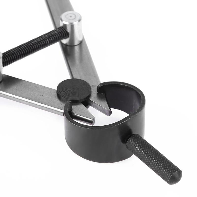 Spacing Compass Wing Divider Rotating Scriber Edge Creaser Leather Drafting Tools Kit