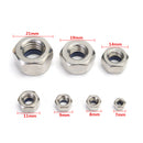165Pcs Stainless Steel Nylon Insert Locknut Assortment Kit M3 - M12