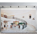 7x5FT Stairs Luxury Building Photography Backdrop Studio Prop Background