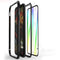 Luphie Protective Case For iPhone XR Gradient Magnetic Adsorption Aluminum Tempered Glass