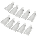 10pcs UV Gel Polish Remover Clips Caps Nail Cleaner Manicure Tools