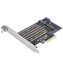 Orico PDM2 M.2 NVME to PCI-E 3.0 Gen3 X4 Expansion Card for PCI-E NVME SATA Protocol M.2 SSD