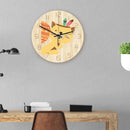 Loskii CC038 Creative Wall Clock Mute Wall Clock Quartz Wall Clock For Home Office Decorations