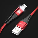FLOVEME LED Light 2.1A Micro USB Fast Charing Data Cable 1M For Samsung S7 S6 Xiaomi Redmi Note 5