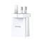 Basues 10.5W 2A Smart Protection Dual USB Travel Charger UK Plug Fast Charging Speed Mini Universal Charger Adapter for Samsung S10+ Xiaomi 9T Redmi Note8
