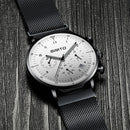 GIMTO GM245 Luminous Display Business Style Watch Stainless Steel Men Sport Quartz Watch