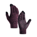 Womens Female Winter Gloves Smartphone Touch Screen Warmer Knitted Warm Velvet
