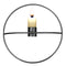 Metal Wall Candle Holder 3D Geometric Candlestick Sconce Nordic Style Home Decor