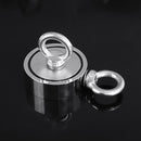 48/60/67/75mm Double Ring Neodymium Recovery Magnet Circular Ring Hook Steel Hunting Fishing Magnet