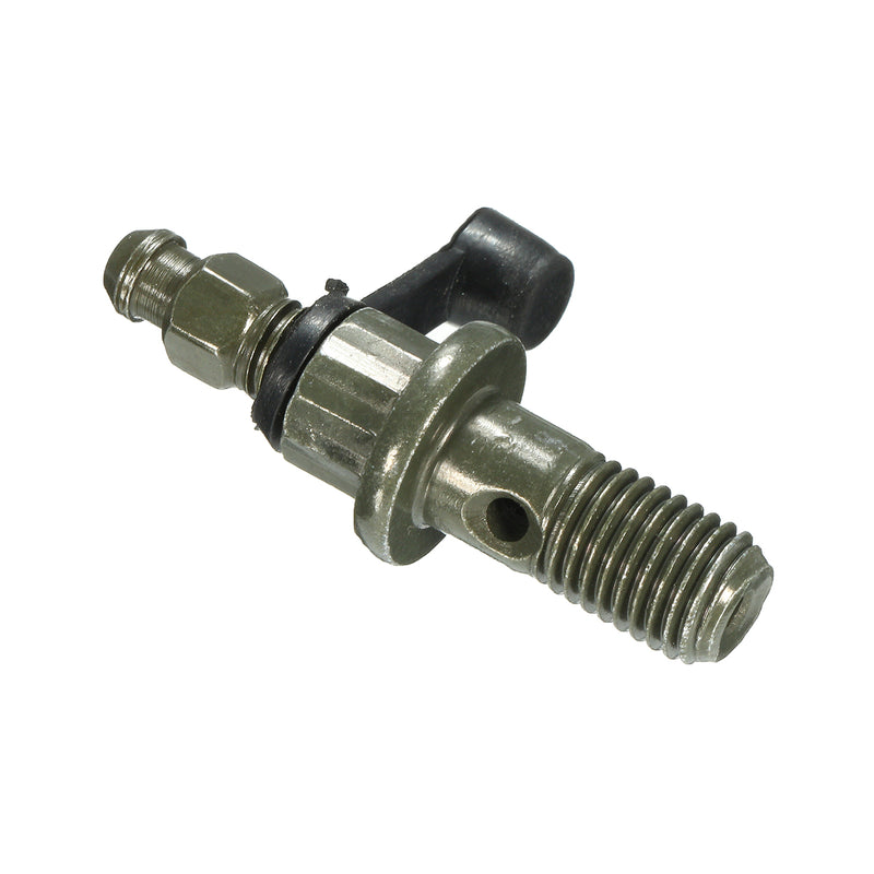 M10x1.25mm Motorcycle Brake Caliper Bleed Screw Banjo Bolt Nipple+Dust Cap