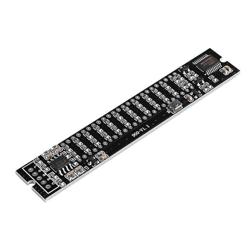 Mini Dual 12 Level Indicator VU Meter Stereo Amplifier Board Adjustable Light Speed Board With AGC Mode DIY Kit