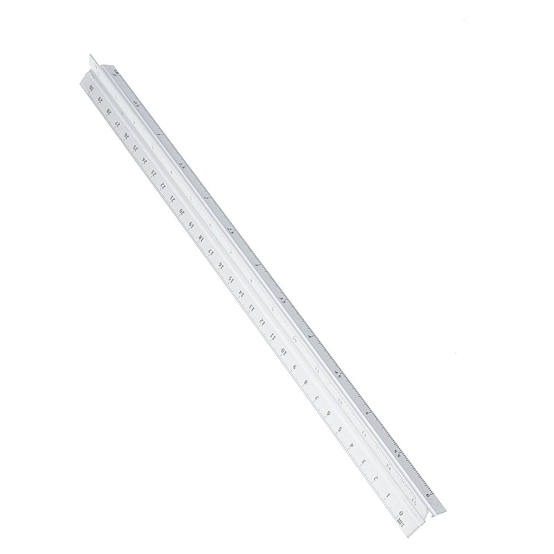 300mm Aluminium Triangle Scale Angle Ruler Architect Engineer Technical Ruler Measuring Gauging Tool