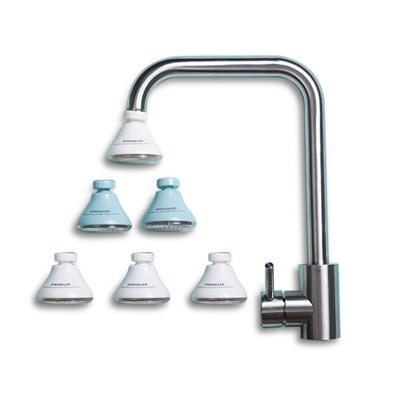 Kitchen Faucet Splash Proof Filter Household Pressurized Nozzle Extending Medicinal Stone 360 Head Water Purifier Economizer Water Faucet