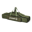 ZANLURE 80cm/90cm Folding Fishing Rod Carrier Multi-functional Fishing Pole Tools Storage Fishing Bag Case Fishing Gear Tackle