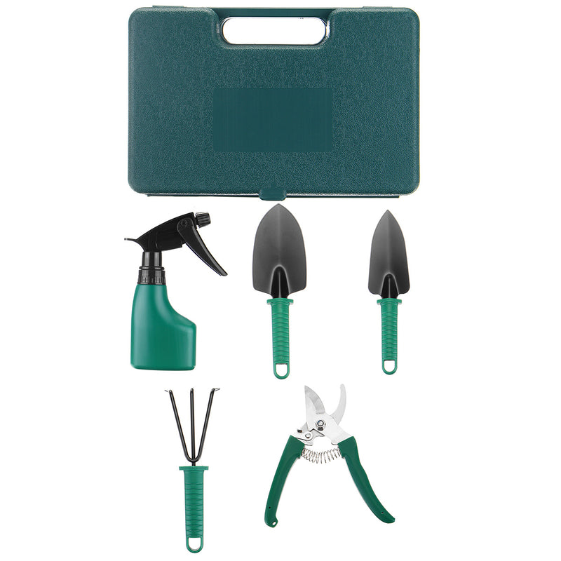 5Pcs/Set Garden Hand Tools Kit Shovel Spade Water Can Planting Weeding