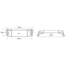 LV-L DC12-36V To 0/1-10V PWM Constant Current LED Dimmer Controller for Single Color Strip Light