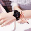 Fashion Star Magnetic Milanese Steel Band Women Quartz Watch