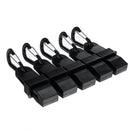 5Pcs Tent Awning Wind Rope Clamp Tightener Portable Outdoor Camping Plastic Clip Tool