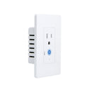 SONOFF IW100/IW101 US WiFi Smart Power Monitoring Wall Socket Switch Work with Amazon Alexa and Google Assistant Voice Control LAN Control