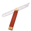 Drillpro 9 Inch Hardwood Adjustable Sliding Bevel Brass Fittings Gauge Angle Finder Woodworking Tool