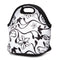 Stretchy Neoprene Insulated Lunch Bag Tote Reusable Bento Container Organizer With Shoulder Girdle