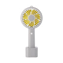 Well Star WT-M6 Portable Mini USB Fan Handheld Chargeable Desktop Air Cooling Fan For Home Office Student Dormitory Outdoors Travelling