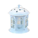 LUSTREON Iron Star House Candlestick European Romantic Wedding Candle Holder Lantern Home Decor