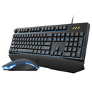 Rapoo V120S USB Wired 104 Key Backlit Gaming Keyboard and 6400DPI Optical Mouse Combo