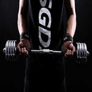 KALOAD Cowhide Fitness Gloves Sports Pull-up Gloves Non-Slip Wristband Hand Protector Gym Gloves