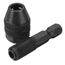 Drillpro 0.5-3.5mm Keyless Drill Chuck 3 Claw Clamp Chuck 1/4 Inch Hex Shank Drill Adapter