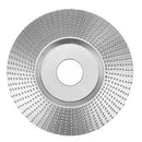 Drillpro 110mm Tungsten Carbide Bevel Wood Shaping Disc Carving Disc 22mm Bore Sanding Grinder Wheel for 115 125 Angle Grinder