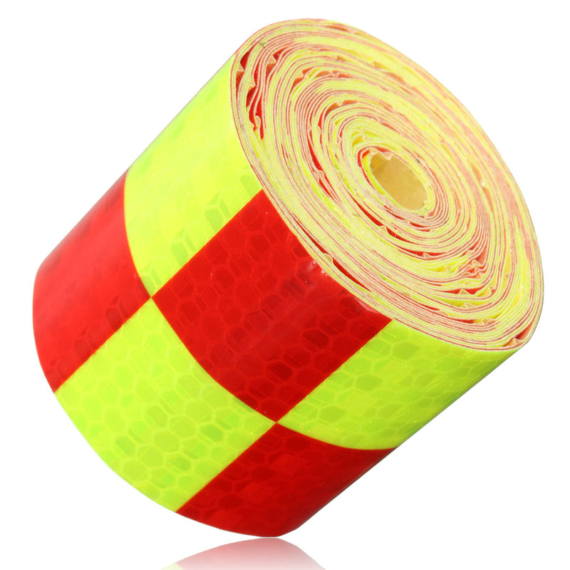 5m x 50mm Stripe Safety Reflective Self Adhesive Warning Tape Sticker