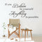 71X30CM If You Believe English Letter Wall Stickers Home Bedroom Decoration