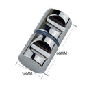 30mm  Glass Door Handle Knob Aluminium Chrome Plated