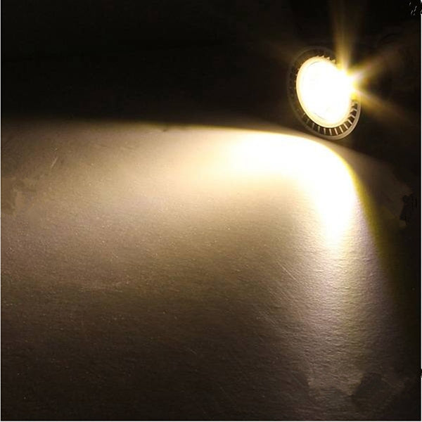 GU10 7W 85-265V White/Warm White Energy Saving LED COB Spotlightt Lamp Bulb