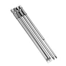 Broppe 4Pcs 150mm Magnetic 3.0-6.0mm Flat Head Slotted Tip Screwdrivers Bits