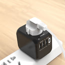 Bakeey 2200W 4 USB International Universal Worldwide Wall Fast Charging Power Charger with Travel Adapter For iPhone 8Plus XS 11 Pro Xiaomi Mi9 9Pro 5G