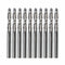 10pcs 1/8 Inch Shank 2 Flutes Carbide Ball Nose End Mills 17mm 2 Flute CNC Cutting Tool