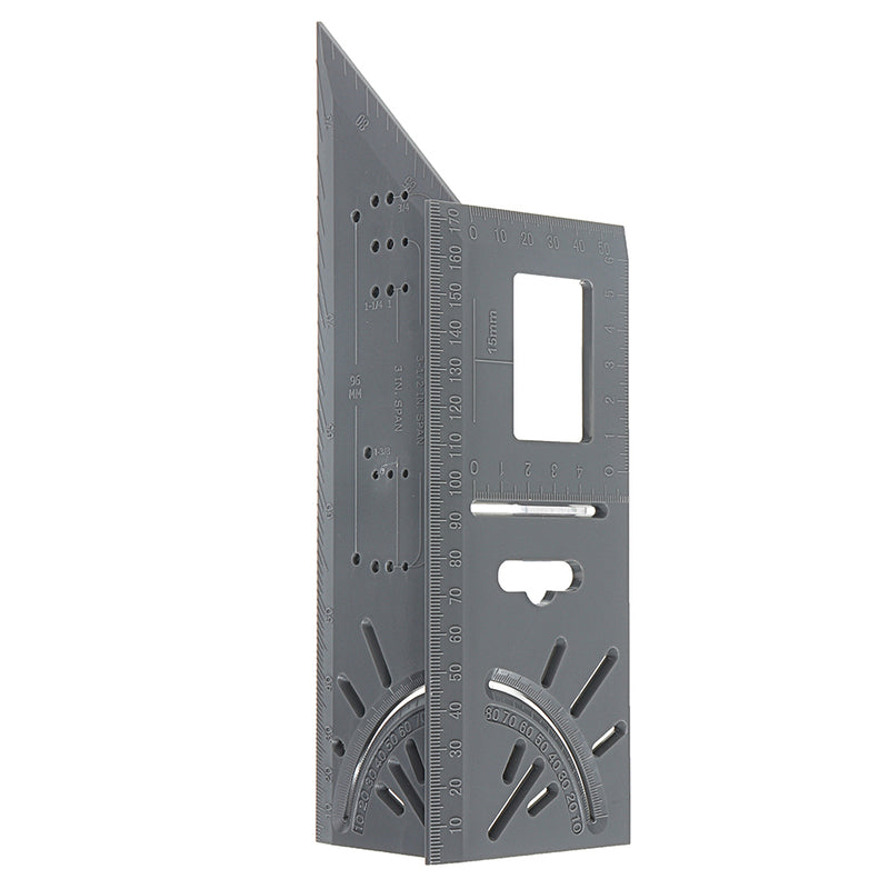ABS Plastic Woodworking 0-170mm T Ruler 45 90 Degree Angle Ruler Multifunctional Marking Protractor Gauge Measuring Tools
