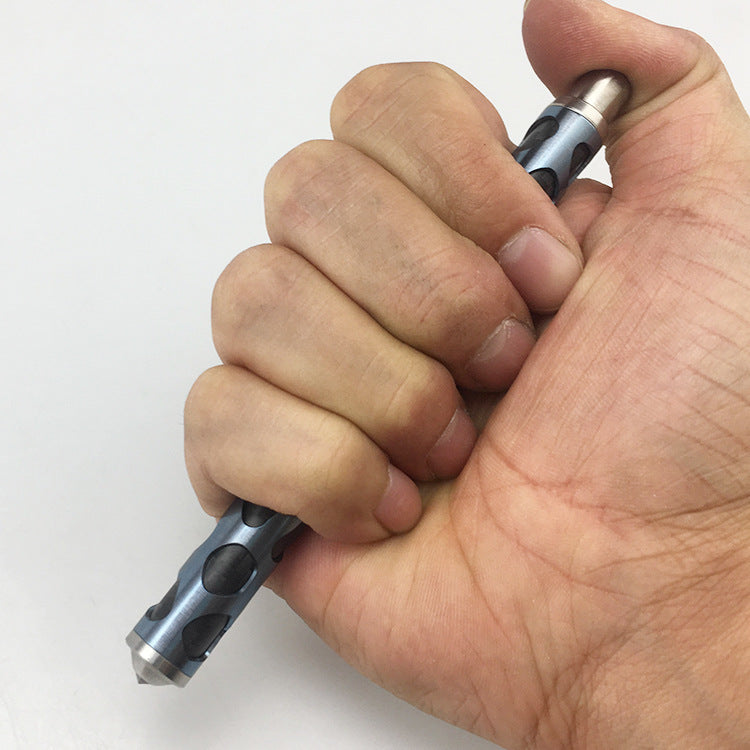 ZANLURE 13cm Titanium Alloy Tactical Pen Multi-function Tungsten Steel Attack Head Writing Tool Outdoor Hunting Survival Gear