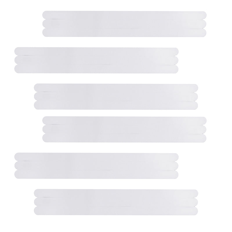 PEVA Anti Skid Non Slip Strip Stickers White Safety Tape Bathroom Shower Floor Decorations