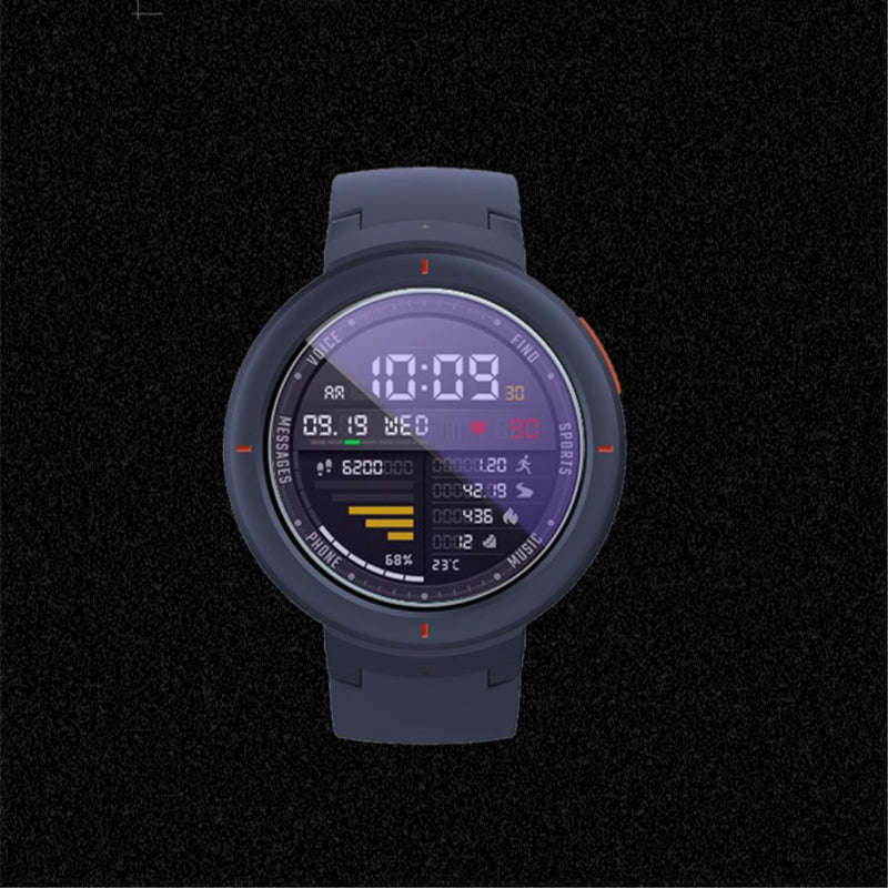 2Pcs Explosion-proof Full Screen Coverage Watch Screen Protector for Xiaomi Amazifit 3 Huami Watch 3