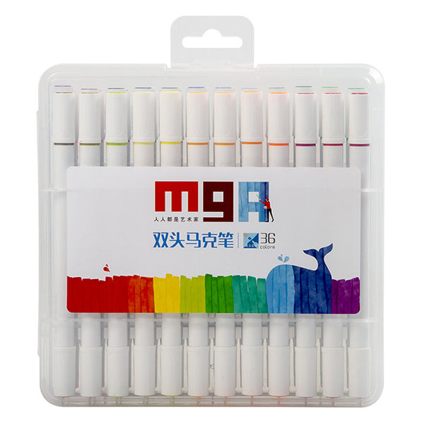 MG MGARTS series fine rod marker children's graffiti marker Paintings 36Pcs