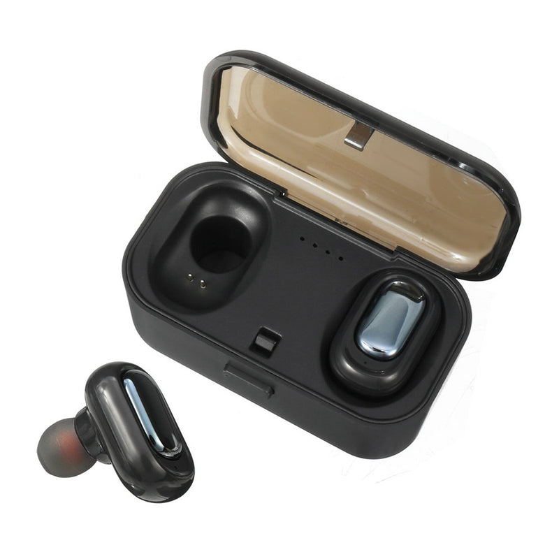 L1 Mini TWS bluetooth 5.0 Headset Wireless HiFi Stereo Sport Headphones Noise Cancelling Earphone with Charging Case for Xiaomi Huawei